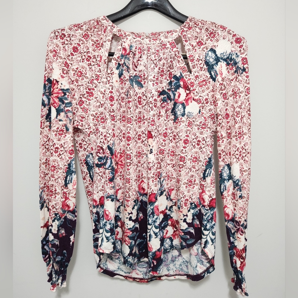 Lucky Brand Women's Floral Long Sleeve Tops Size M